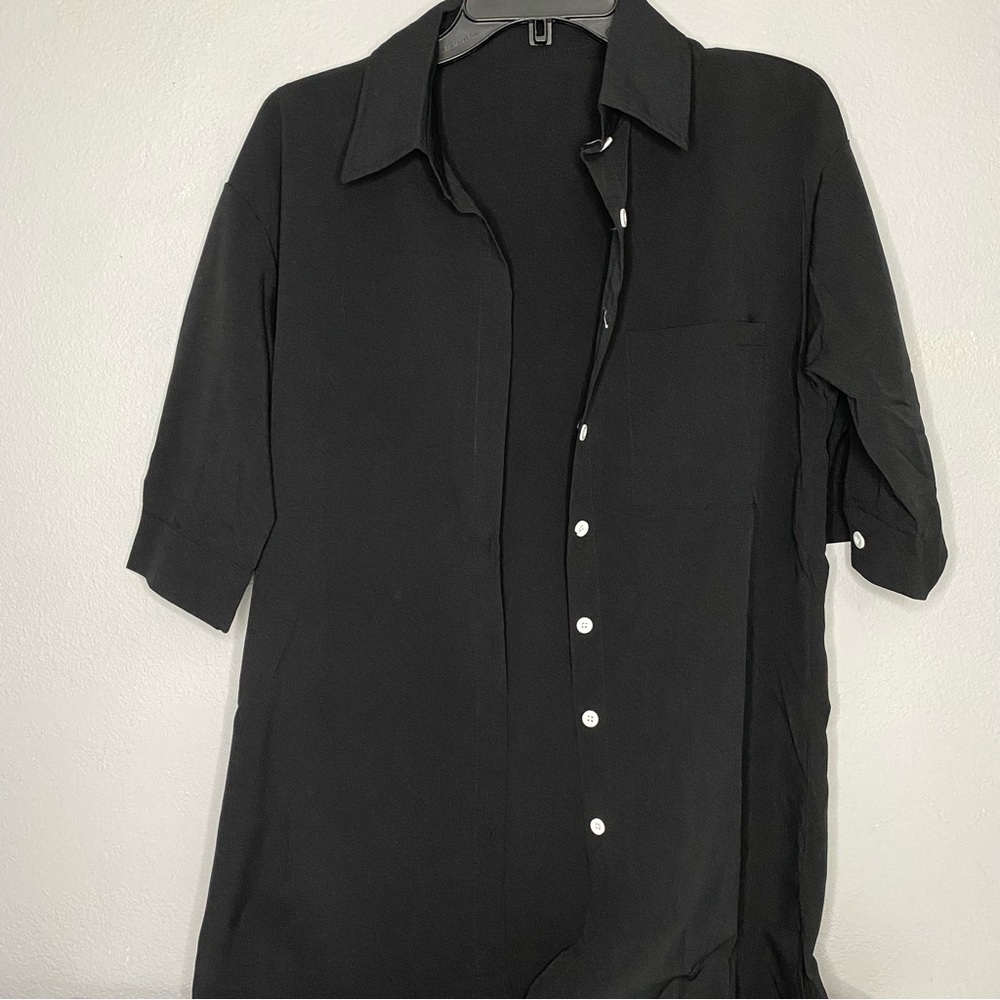 Women's Solid Casual Two-piece set Size M (6) - Picture 6 of 12